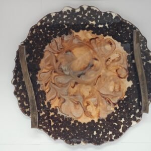 Coffee serving tray 13x13